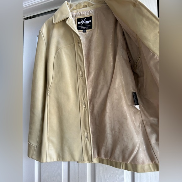 Wilson’s Maxima 4 Button Leather Coat - Picture 4 of 5
